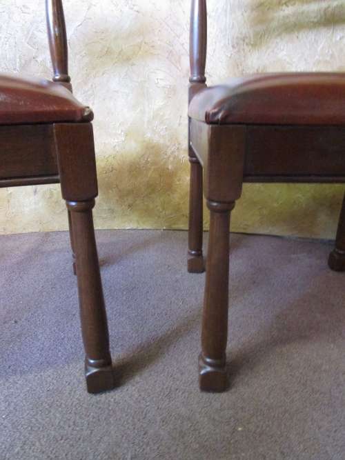 TWO STUNNING SOLLID WOOD VINTAGE/ANTIQUE CHAIRS IN EXCELLENT CONDITION BID PER EACH!