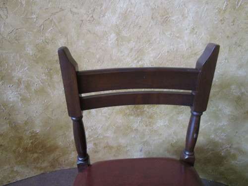 TWO STUNNING SOLLID WOOD VINTAGE/ANTIQUE CHAIRS IN EXCELLENT CONDITION BID PER EACH!