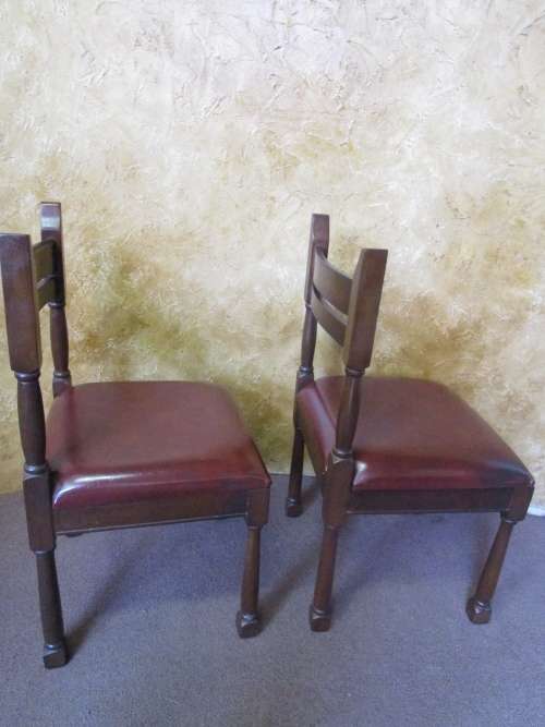 TWO STUNNING SOLLID WOOD VINTAGE/ANTIQUE CHAIRS IN EXCELLENT CONDITION BID PER EACH!