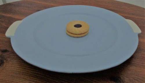 A stunning candy colored 50's Design Cake Plate Set by Villeroy & Boch Made in Germany.