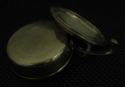 A FANTASTIC SMALLER BRASS LIDDED PAN STUNNING COUNTRY COTTAGE DECOR