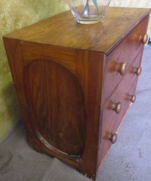 A FANTASTIC THREE DRAWER UNIT PERFECT TO CHALK PAINT AND SHABBY CHIC