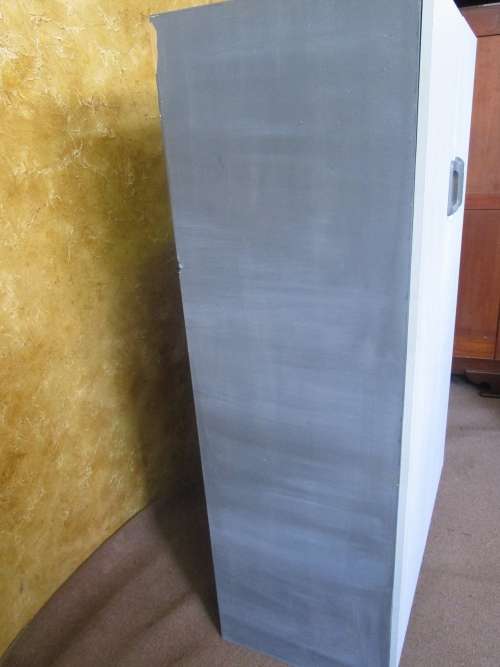 WOW A GORGEOUS CHALK PAINTED CUPBOARD WITH TWO DOORS - SETTING UP NEW OFFICE?