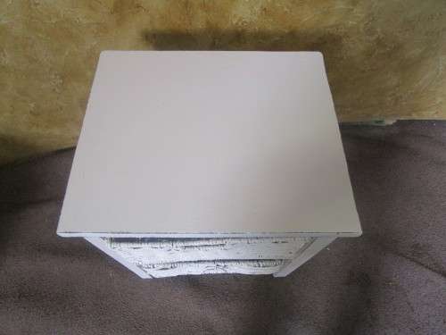 A MARVELOUS PAINTED UNIT WITH TWO WOVEN BASKETS