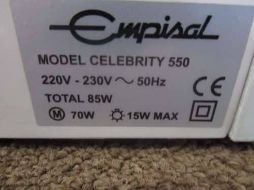EMPISAL CELEBRITY 550 SEWING MACHINE 27 STITCH FUNCTION LOOK AS GOOD AS NEW