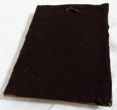 SOMETHING DIFFERENT DETAILED EMBOSSED COPPER NOTE BOOK - STUNNING