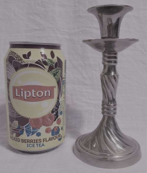 A ELEGANT SINGLE CANDLE HOLDER SPL MADE FOR EXIM - MADE IN INDIA 14.5CM HIGH