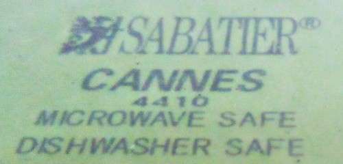 A STUNNING LIGHT GREAN SABATIER CANNES SERVING PLATE