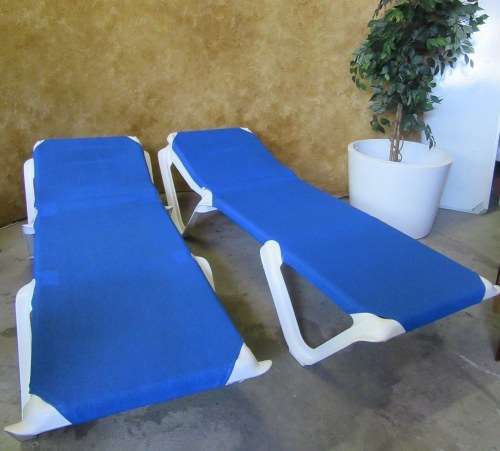 A Lounger Tumbonas Balliu fabric: plastic, breathable, UV resistant and durable polyester