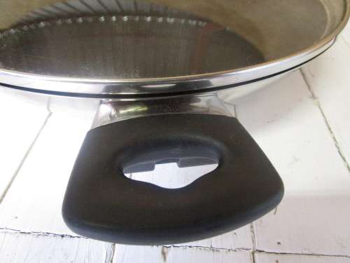 A FANTASTIC COOK TM FRYING PAN WITH A LID WITH TEFLON COATING