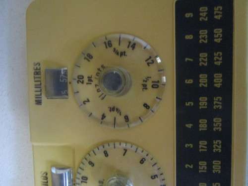 Kitchen Cooking Metric Conversion Wall Mount Panel for a handy reference to convert the measurements