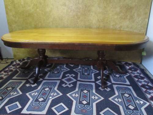 A MAGNIFICENT YELLOW WOOD & IMBUIA 8-SEATER BALL & CLAW DINING-ROOM SUITE IN FANTASTIC CONDITION!!!