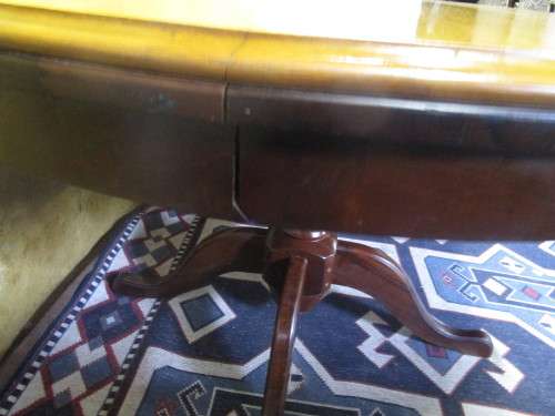 A MAGNIFICENT YELLOW WOOD & IMBUIA 8-SEATER BALL & CLAW DINING-ROOM SUITE IN FANTASTIC CONDITION!!!