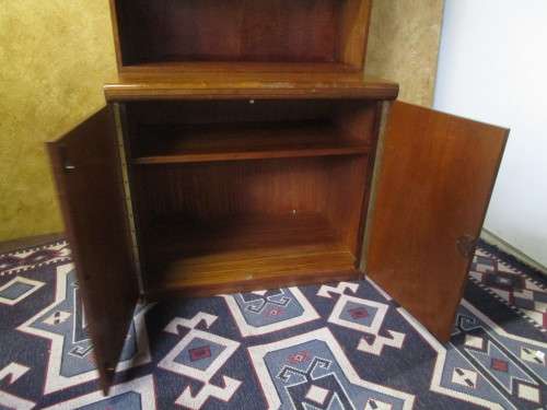 A GORGEOUS LIQOUR CABINET OR WILL LOOK THE PART IN A HOME OFFICE - LOVLEY PIECE TO CHALK PAINT