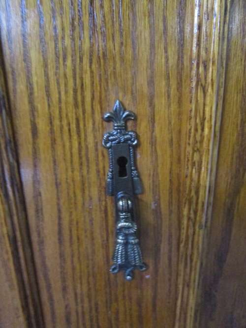 THE PERFECT LIQOUR CAB WITH FOUR DETAILED CARVED DOORS - LINEN CUPBOARD - OFFICE/TV CUPBOARD