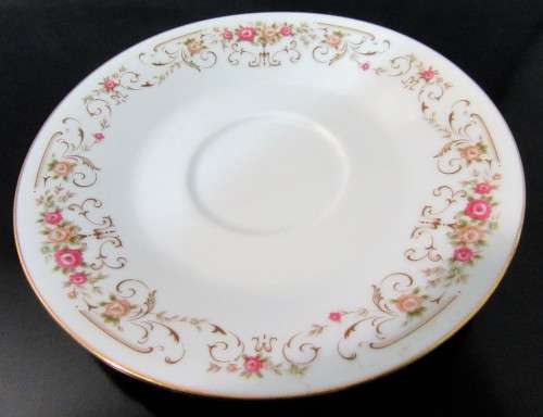A BEAUTIFULLY DESIGNED RC NORITAKE - ROSEYARD - PHILIPPINES P 510 - SAUCERS