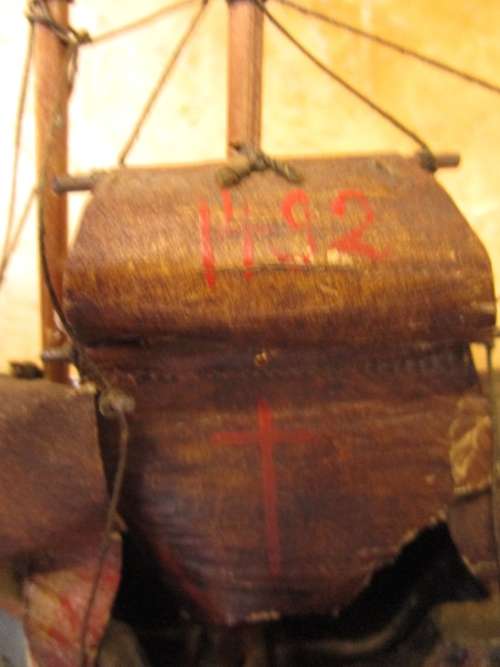 This is a handcrafted model  ship. The detail on this piece is just amazing!  .