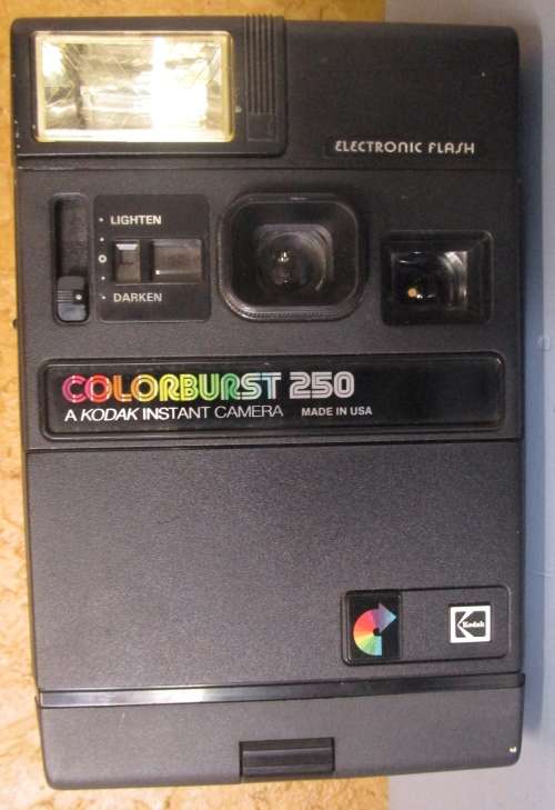 Kodak's venture into the instant camera market, was this Colorbust 250 camera.