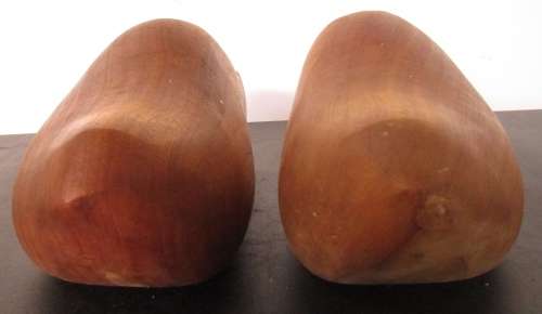 Lovely hand carved Dutch shoes with a time worn patina.