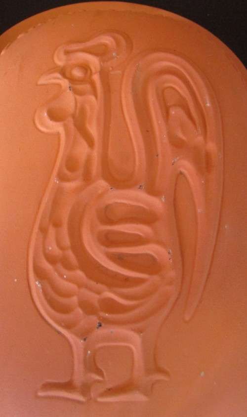 Romertopf red clay pottery baking dish with lid- ready to use, casserole, bakeware, baking dish, loa