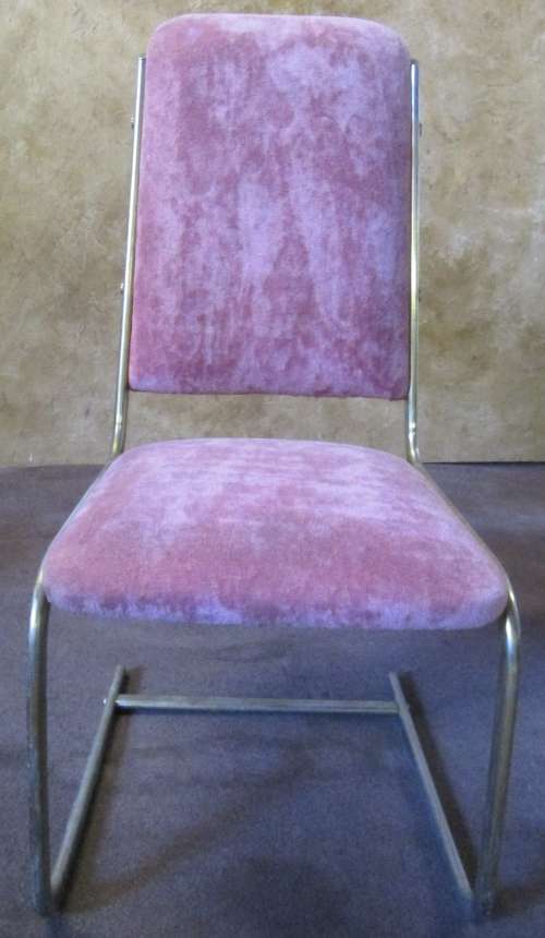 MARVELOUS VINTAGE DINING CHAIRS - WILL LOOK GORGEOUS WITH A COAT OF CHALK PAINT 8 AVAILABLE