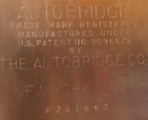 A Great Vintage set of Auto bridge game seems like it never been used.