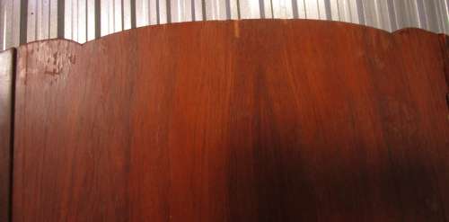 A MARVELOUS LARGE VINTAGE 3 DOOR WARDROBE LOVE THE DETAIL ON THE DOORS - SUPPLIED BY BLOOMS FURNITUR