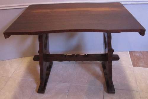 A LOVELY FOUR SEATER WITH STUNNING LEGS WITH A HEART CUT OUT IN THE LEGS