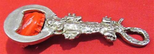 A GORGEOUS GEKO METAL BOTTLE OPENER - HANDY TO HAVE AND PERFECT GIFT