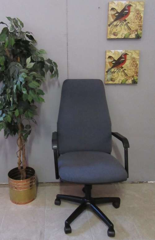 A VERY COMFORTABLE OFFICE CHAIR FOR ALL THAT LONG HOURS IN FRONT OF THE DESK