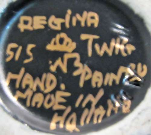 Two Vintage Regina Pitcher Hand Painted Made in Holland!!