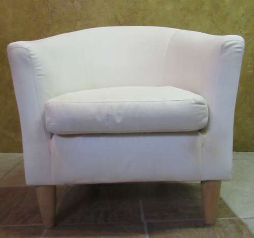 AN LOVELY CUB CHAIR - TO RECOVER STILL IN REASONABLE CONDITION