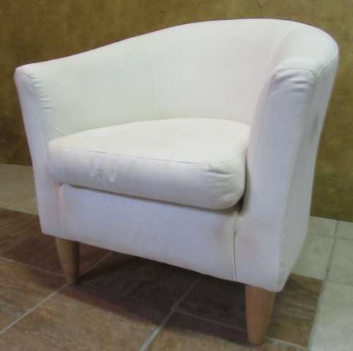 AN LOVELY CUB CHAIR - TO RECOVER STILL IN REASONABLE CONDITION