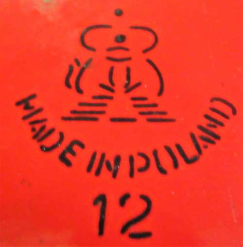 Vintage Red Enamelware Small Sauce Pan with handle - great for camping