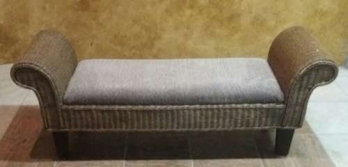 A BEAUTIFUL WEAVED CHAICE LOUNGE WILL LOOK STUNNING IN A BIG BEDROOM