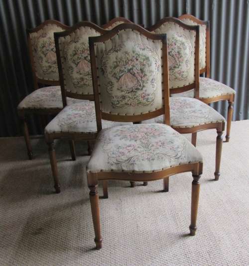 SIX ELGANT HARMANN AND KEPLER STYLE DINING ROOM CHAIRS ELGANT & STYLISH