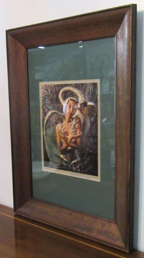 A very rare print of "THE DYING SWAN" by TRETCHIKOFF "double signature" - original signitare by him.