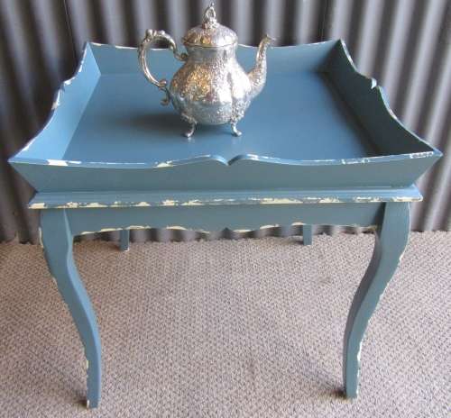 A GORGEOUS SCOLEPED TWO TIER LARGE COFFEE TABLE - STUNNING 2 AVAILABLE