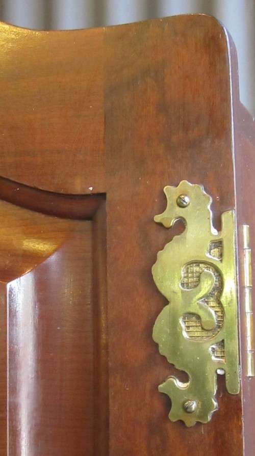 A STUNNING TWO DOOR BALL & CLAW WARDROBE IN GOOD CONDITION WITH KEYS