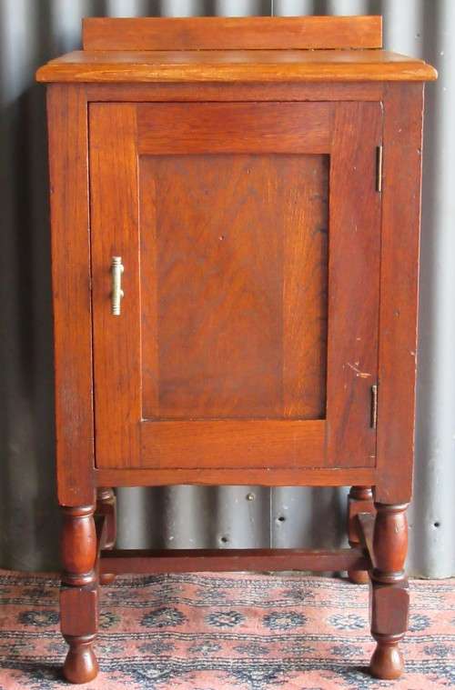 A EXITING ANTIQUE TEAK BEDSIDE CABINET - THEY ALSO MAKE LOVLEY SIDE TABELS - FOR EXTRA STORAGE