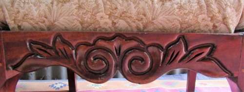 A PAIR OF EXQUISITE HAND CARVED BALL & CLAW OCCASIONAL CHAIRS