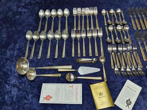Stunning Large Gold Plated Cutlery!