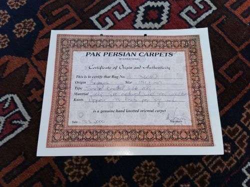 Balouch Persian Single noted triple rug 100% pure natural wool +/- 175 Knots per square inch