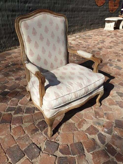 Block & Chisel French Style arm chair