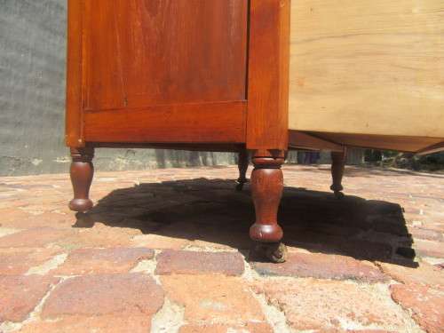 Gorgeous 1920's Solid Satinwood with the original bevelled Mirrors, Handles and wood Casters.