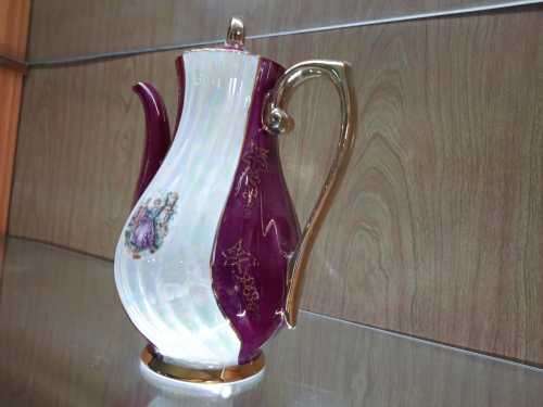 Hand Painted Lamode porcelain Luster Ware Coffee Set (22 piece)