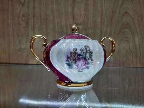 Hand Painted Lamode porcelain Luster Ware Coffee Set (22 piece)