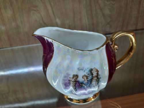 Hand Painted Lamode porcelain Luster Ware Coffee Set (22 piece)