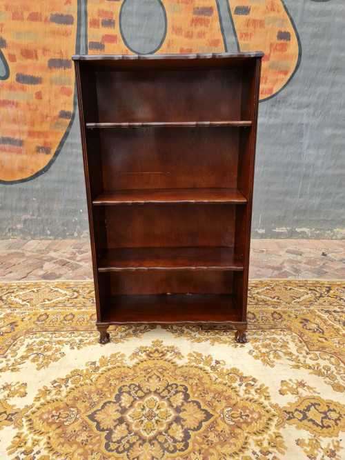 EXQUISITE SOLID STNKWOOD BALL and CLAW BOOKCASE
