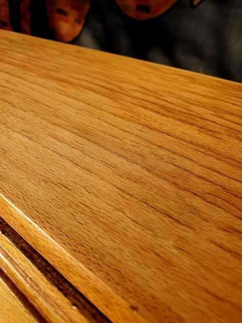 Vintage Beech wood Secretary Desk